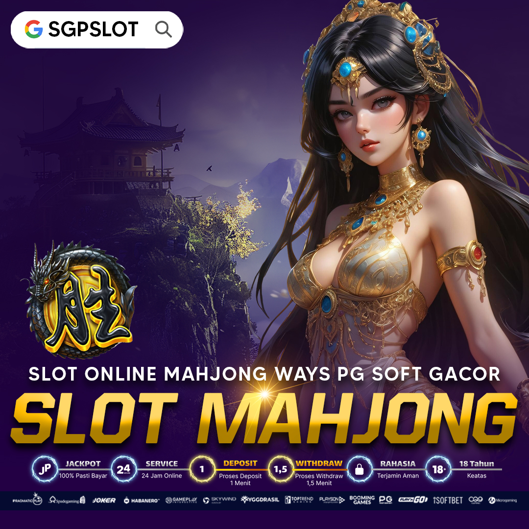 SGPSLOT : Slot Online Mahjong Ways PG Soft Gacor & RTP Tinggi Hari Ini